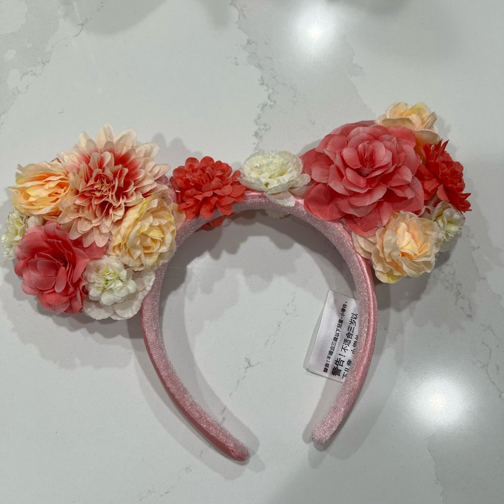 Disney Floral Minnie Mouse Ears Headband
